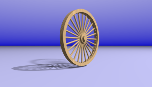 wheel-wood-on-blue-and-white